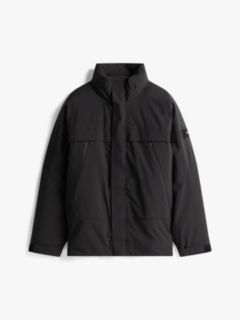 Tech Water Repellent Ripstop Padded Jacket — Black 6