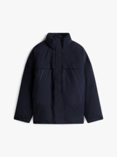Tech Water Repellent Ripstop Padded Jacket — Blue 6