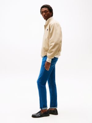blue bleecker faded slim jeans for men tommy hilfiger