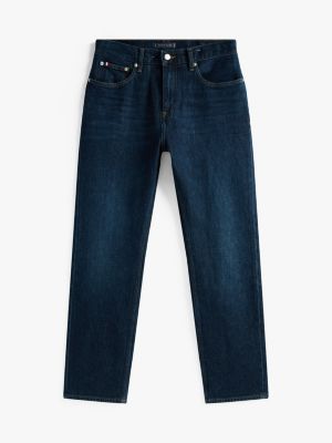 blue regular straight leg jeans for men tommy hilfiger