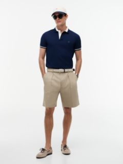 Regular Fit Colour-Blocked Collar Polo Shirt — Blue 2