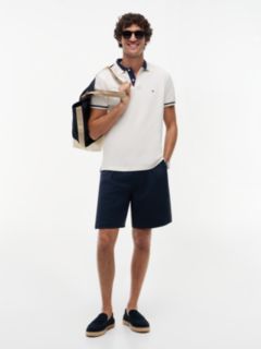 Regular Fit Colour-Blocked Collar Polo Shirt — Yellow 2