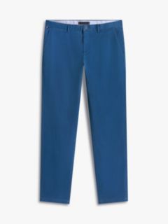 Harlem Tapered Leg Twill Chinos — Blue 5