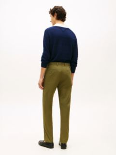 Harlem Tapered Leg Twill Chinos — Green 4
