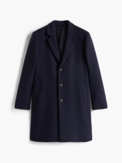 New York Label Wool Blend Coat — Blue 6