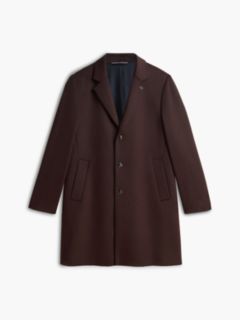 New York Label Wool Blend Coat — Brown 6