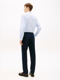 New York Label Denton Slim Straight Chinos — Blue 4