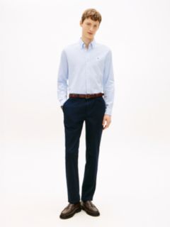 New York Label Denton Slim Straight Chinos — Blue 1