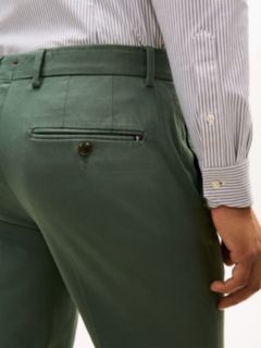 New York Label Denton Slim Straight Chinos — Green 3