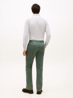 New York Label Denton Slim Straight Chinos — Green 4