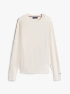 Smart Casual Thermoregulating Rib-Knit Jumper — Beige 5