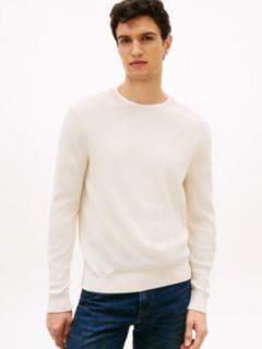 Smart Casual Thermoregulating Rib-Knit Jumper — Beige 1