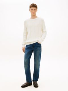 Smart Casual Textured Wool Blend Jumper — Beige 3