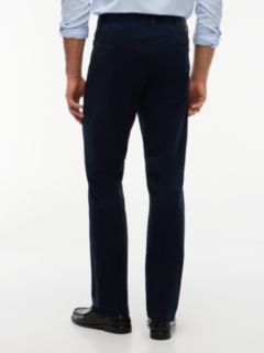 Denton Slim Straight Leg Five-Pocket Trousers — Blue 4