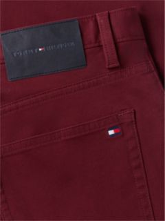 Denton Slim Straight Leg Five-Pocket Trousers — Purple 6