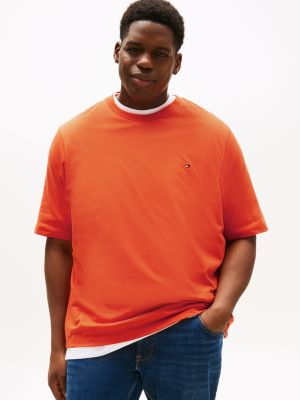 green plus crew neck t-shirt for men tommy hilfiger