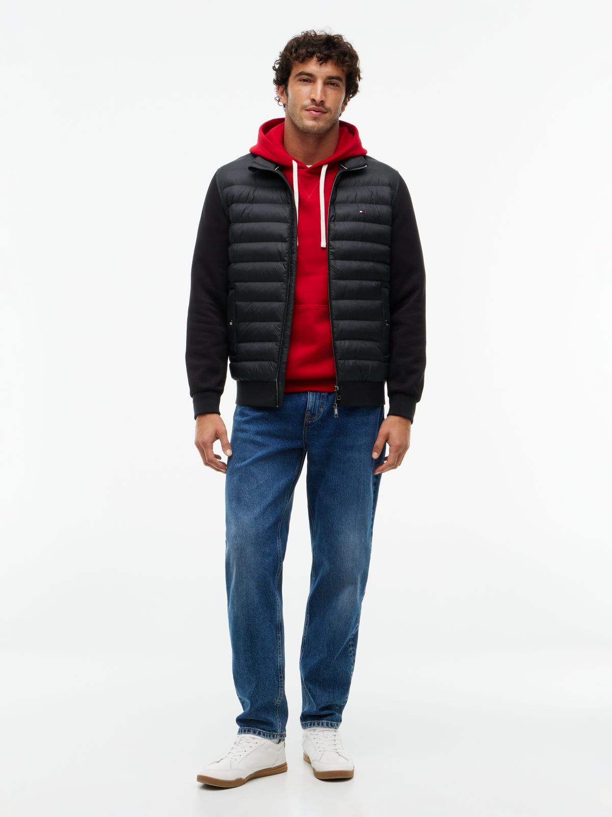 Intechno Knit Zip-Thru Sweatshirt — Black