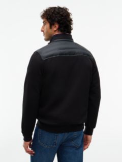 Intechno Knit Zip-Thru Sweatshirt — Black 4