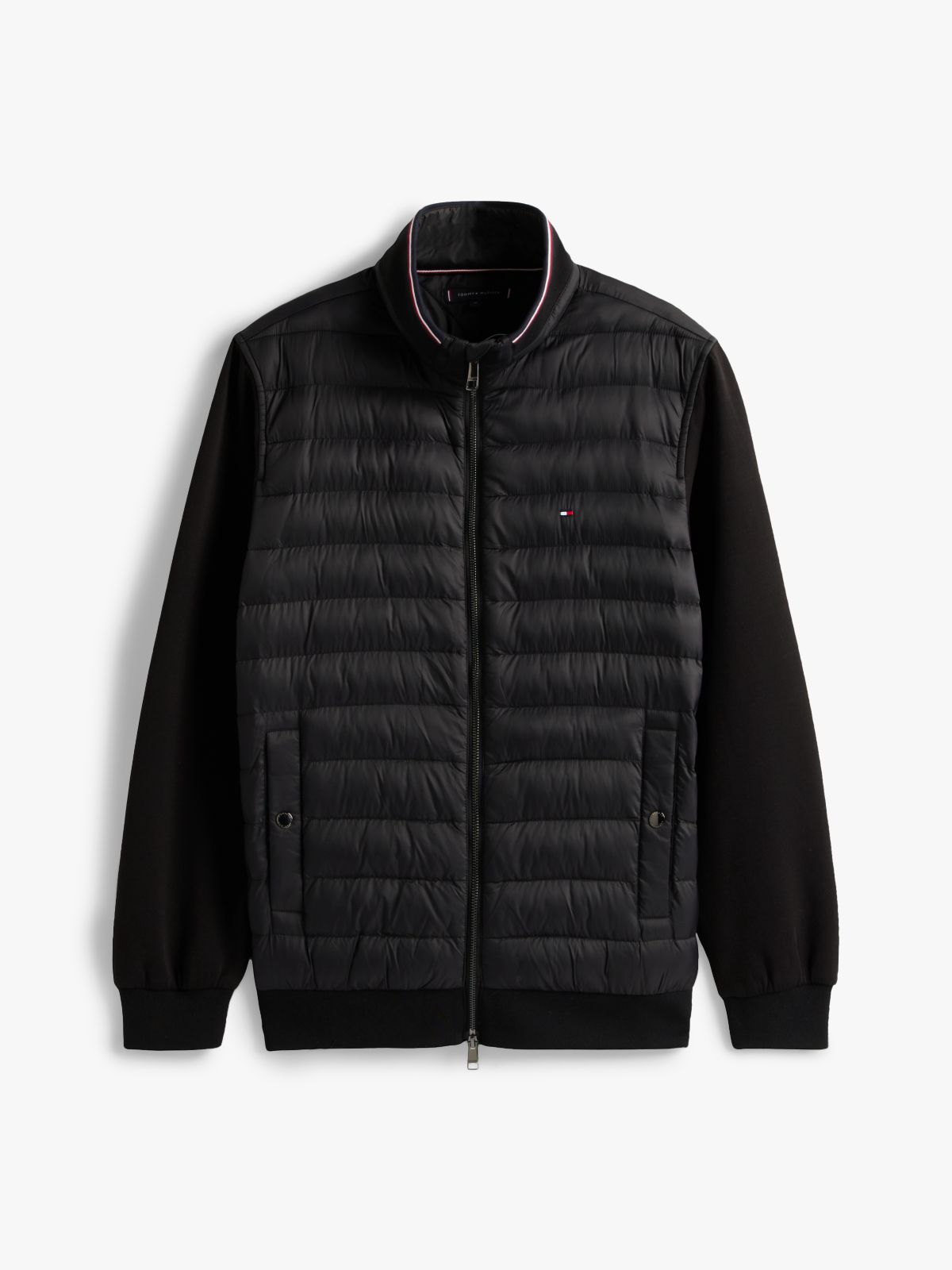 Intechno Knit Zip-Thru Sweatshirt — Black
