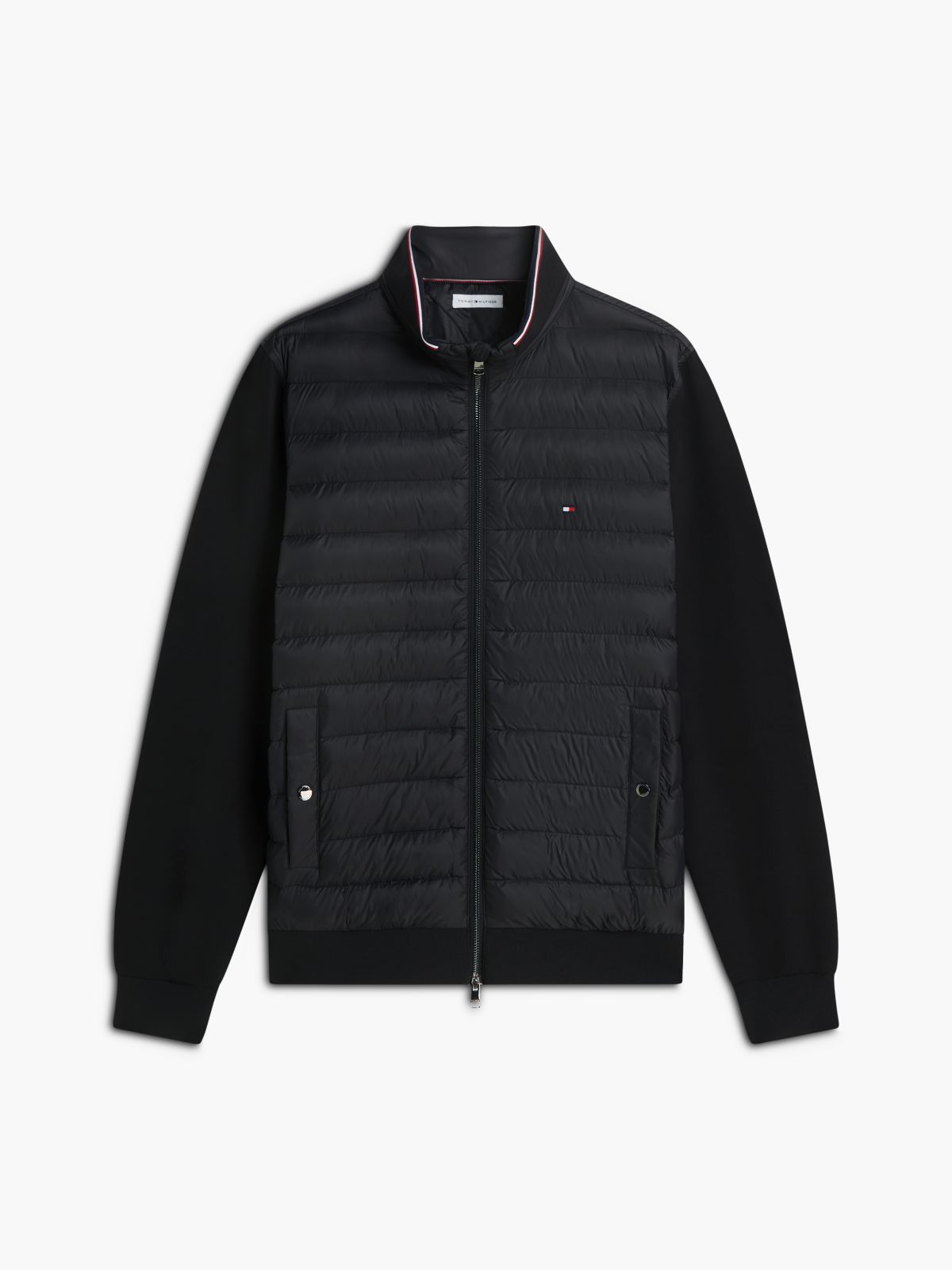 Intechno Knit Zip-Thru Sweatshirt — Black