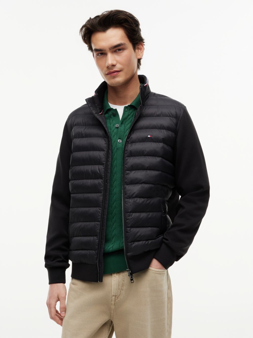 Tommy Hilfiger Veste mi-saison Intechno Knit Zip-thru Sweatshirt