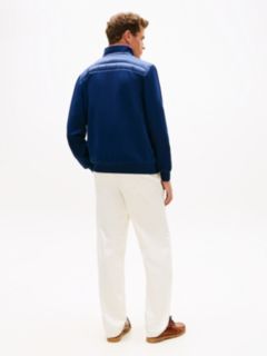 Intechno Knit Zip-Thru Sweatshirt — Blue 4