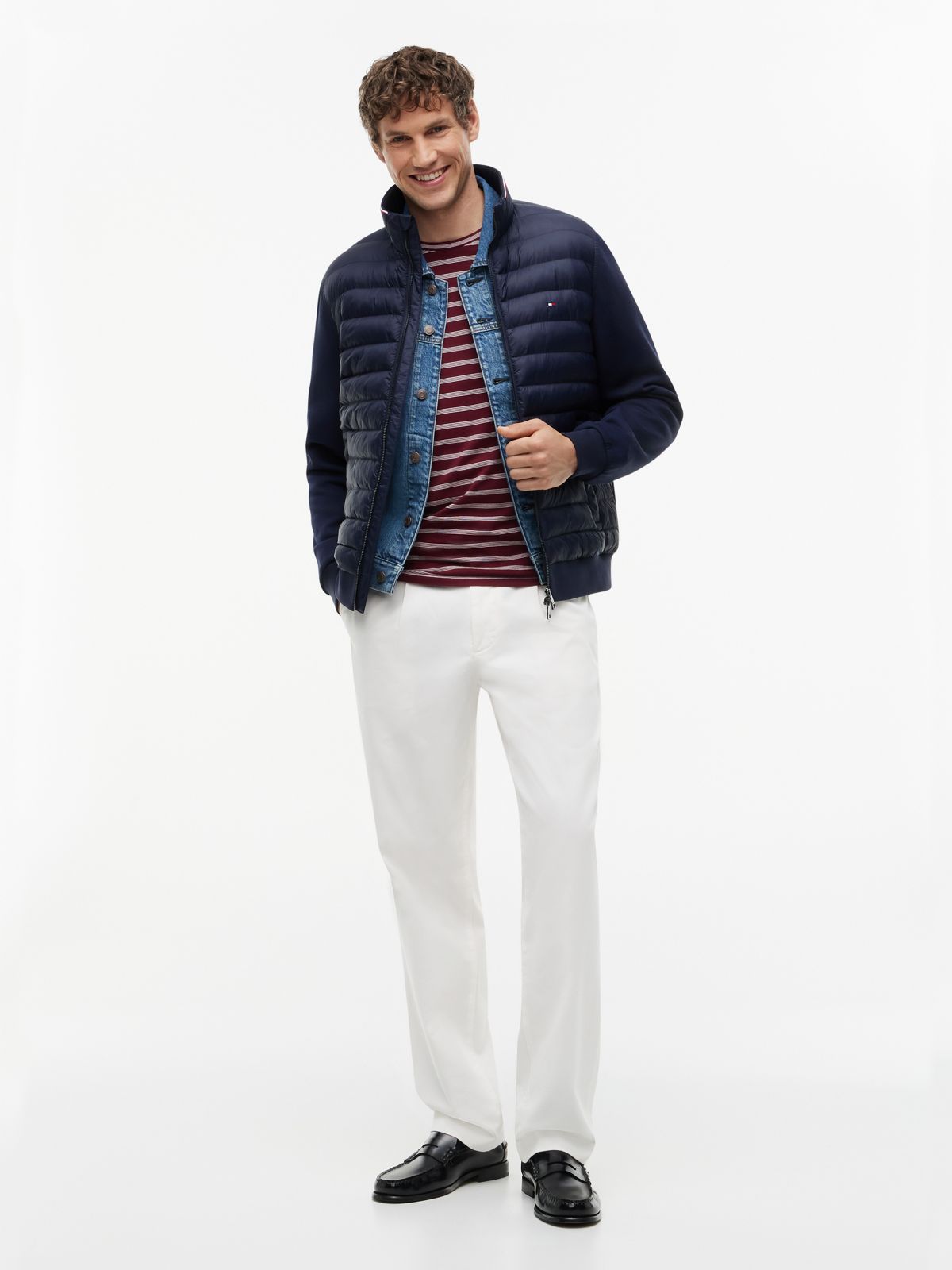 Intechno Knit Zip-Thru Sweatshirt — Blue