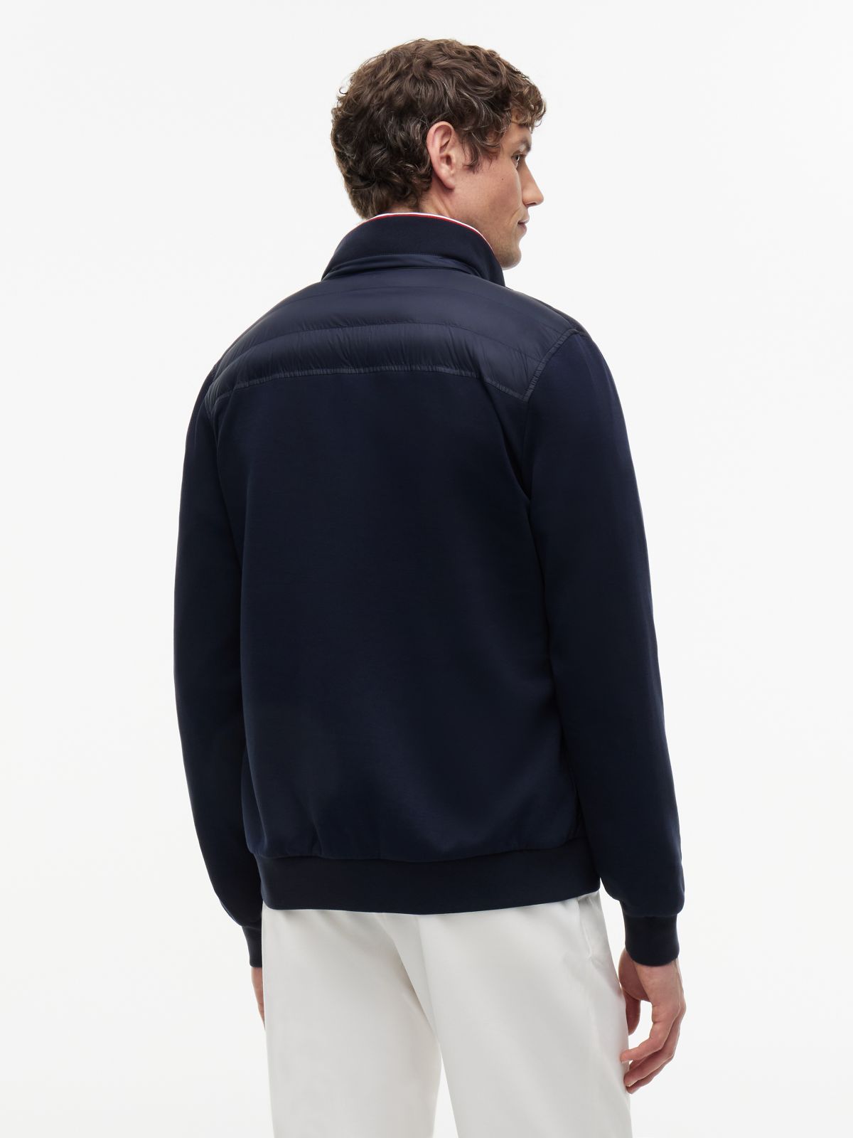 Intechno Knit Zip-Thru Sweatshirt — Blue