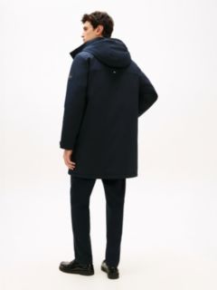 Tech Water Repellent Thermal Padded Parka — Blue 5