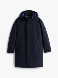 Tech Water Repellent Thermal Padded Parka — Blue 6