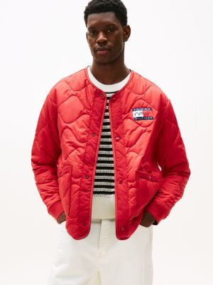 red the apxgp collection quilted reversible liner jacket for men tommy hilfiger