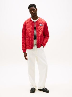 red the apxgp collection quilted reversible liner jacket for men tommy hilfiger