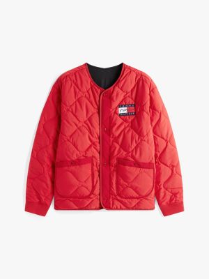 red the apxgp collection quilted reversible liner jacket for men tommy hilfiger