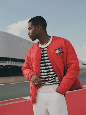 red the apxgp collection quilted reversible liner jacket for men tommy hilfiger