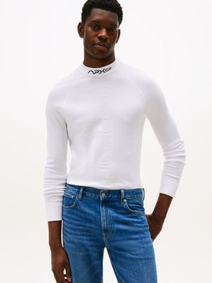 pull en laine the apxgp collection white pour hommes tommy hilfiger