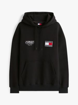 schwarz the apxgp collection relaxed fit hoodie für herren - tommy hilfiger