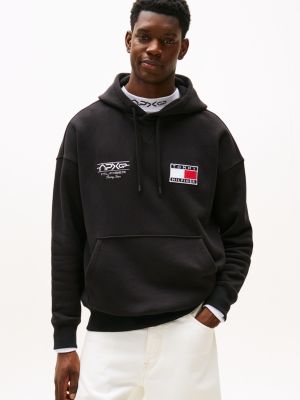 black the apxgp collection relaxed fit hoodie für herren - tommy hilfiger