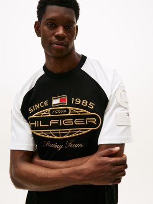 multi the apxgp collection ringer-t-shirt mit stickerei für herren - tommy hilfiger