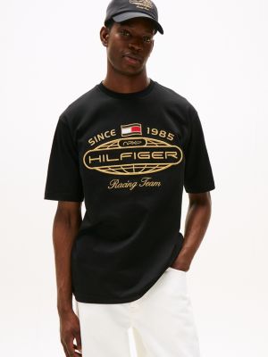 black the apxgp collection relaxed fit t-shirt für herren - tommy hilfiger
