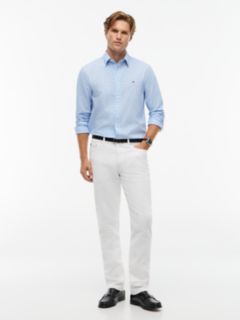 TH Flex Regular Fit Poplin Shirt — Blue 2