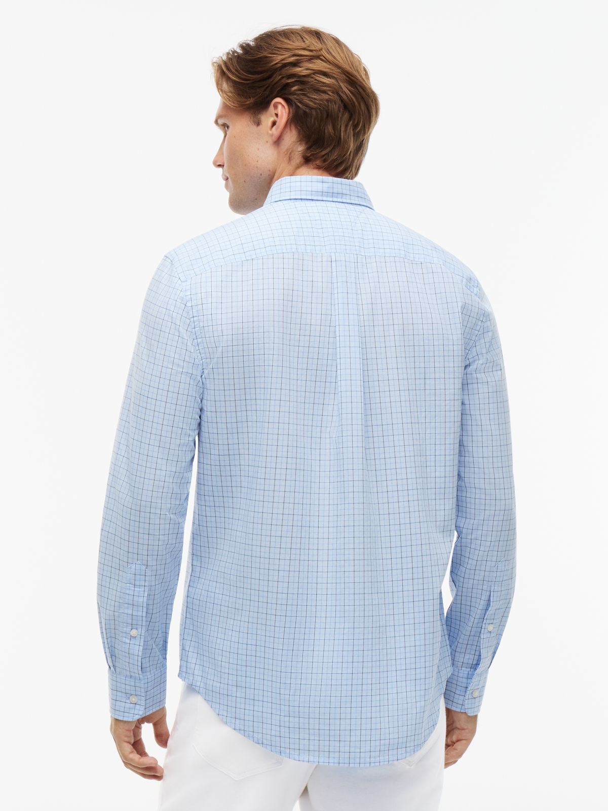 TH Flex Regular Fit Poplin Shirt — Blue