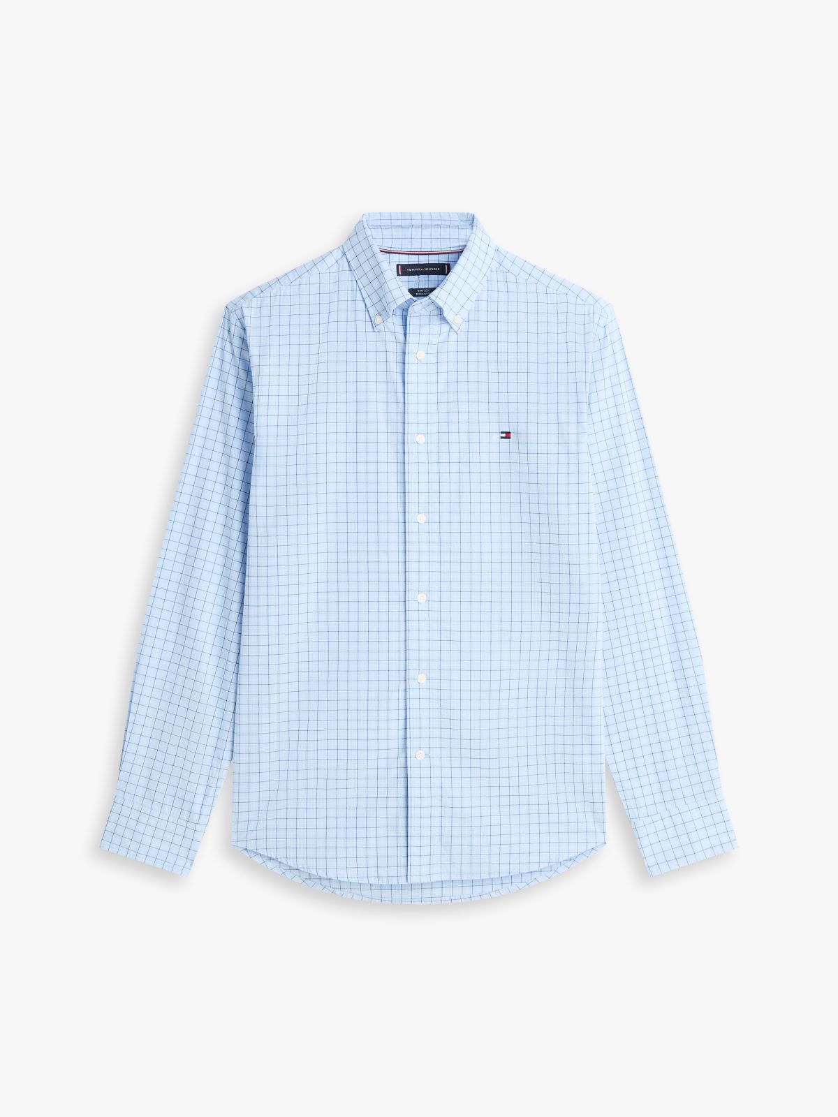 TH Flex Regular Fit Poplin Shirt — Blue