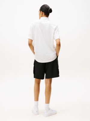 white tommy x u.s. sail gp team pique relaxed fit polo shirt for men tommy hilfiger
