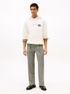 Back Graphic Drawstring Hoody — Yellow 3