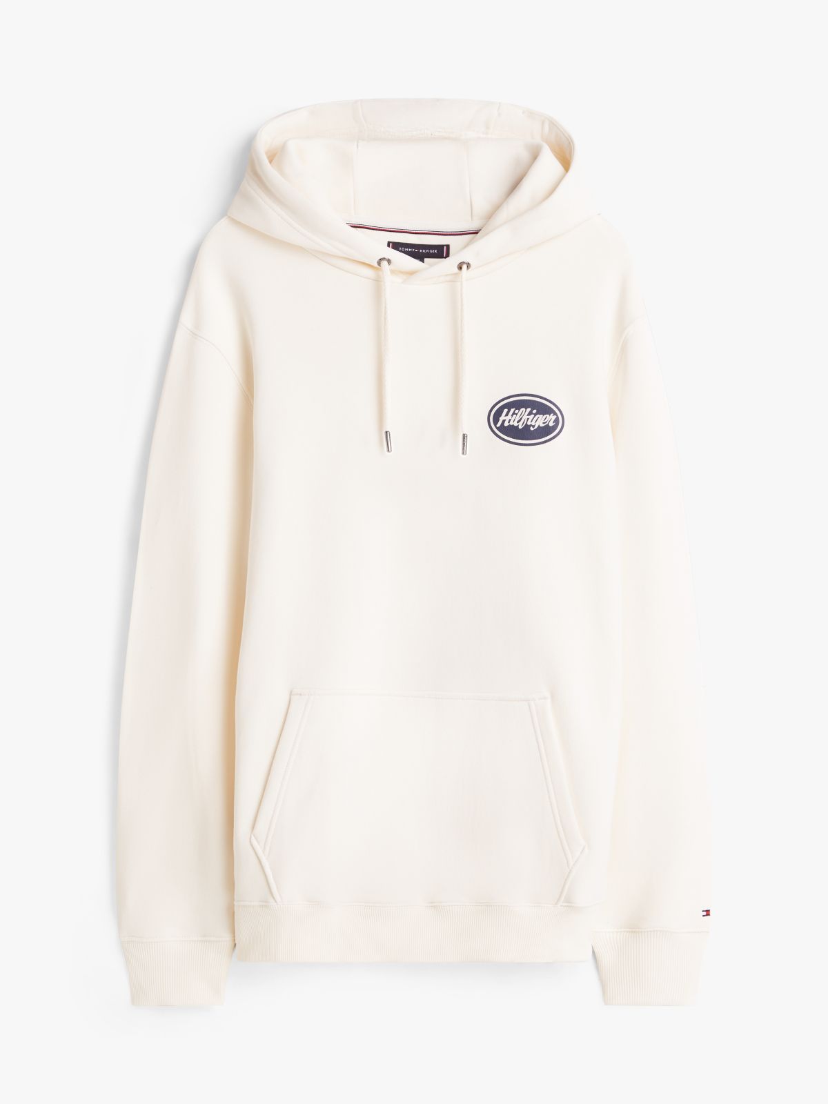 Back Graphic Drawstring Hoody — Yellow