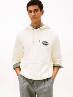 Back Graphic Drawstring Hoody — Yellow 1