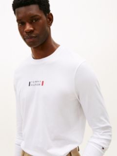 Logo Jersey Long Sleeve T-Shirt — White 2