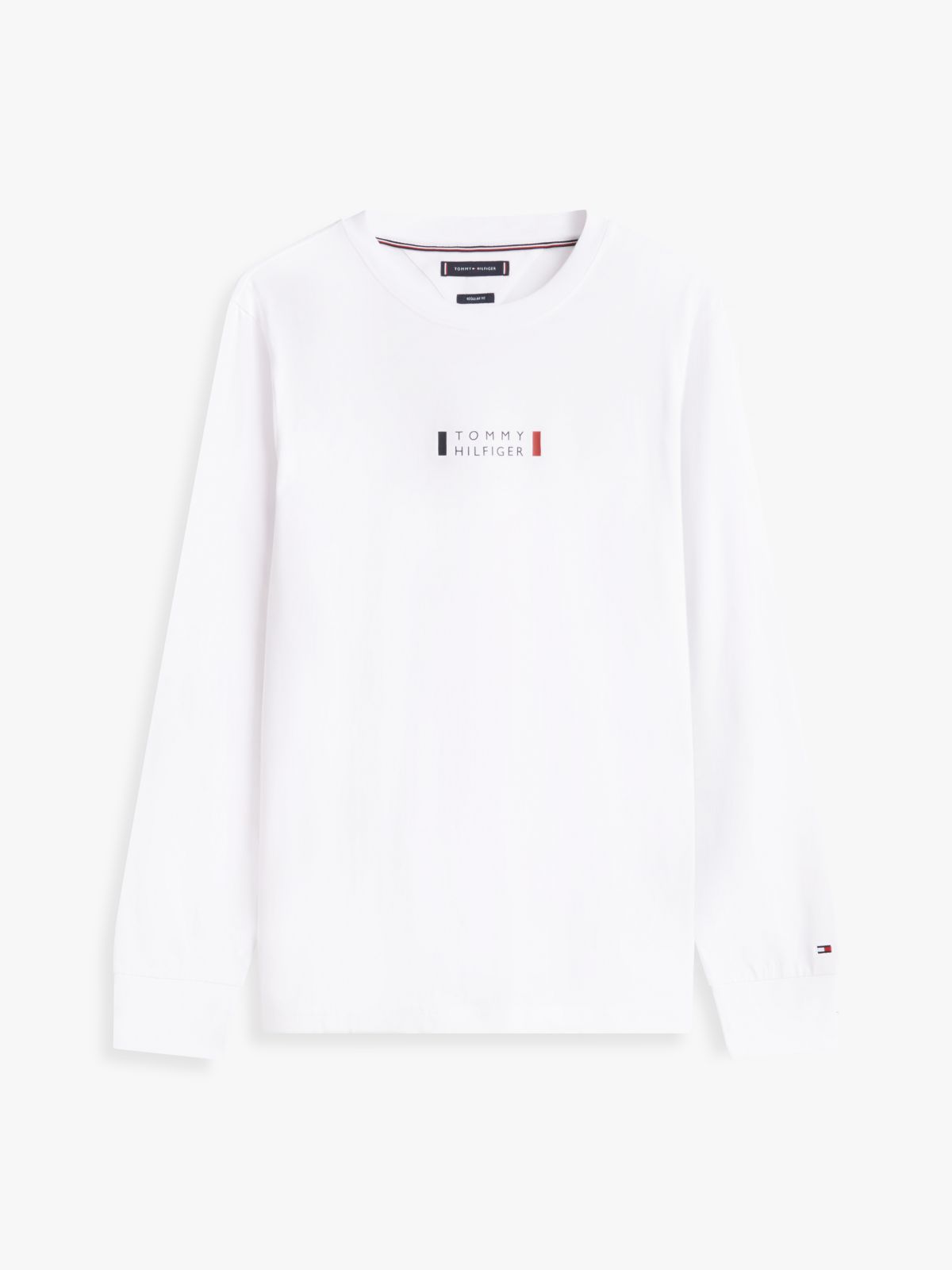 Logo Jersey Long Sleeve T-Shirt — White
