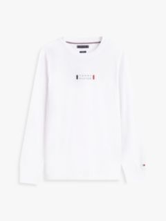 Logo Jersey Long Sleeve T-Shirt — White 5