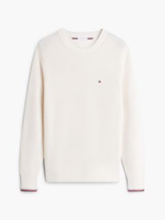 Tipped Cuff Crew Neck Jumper — Yellow 6